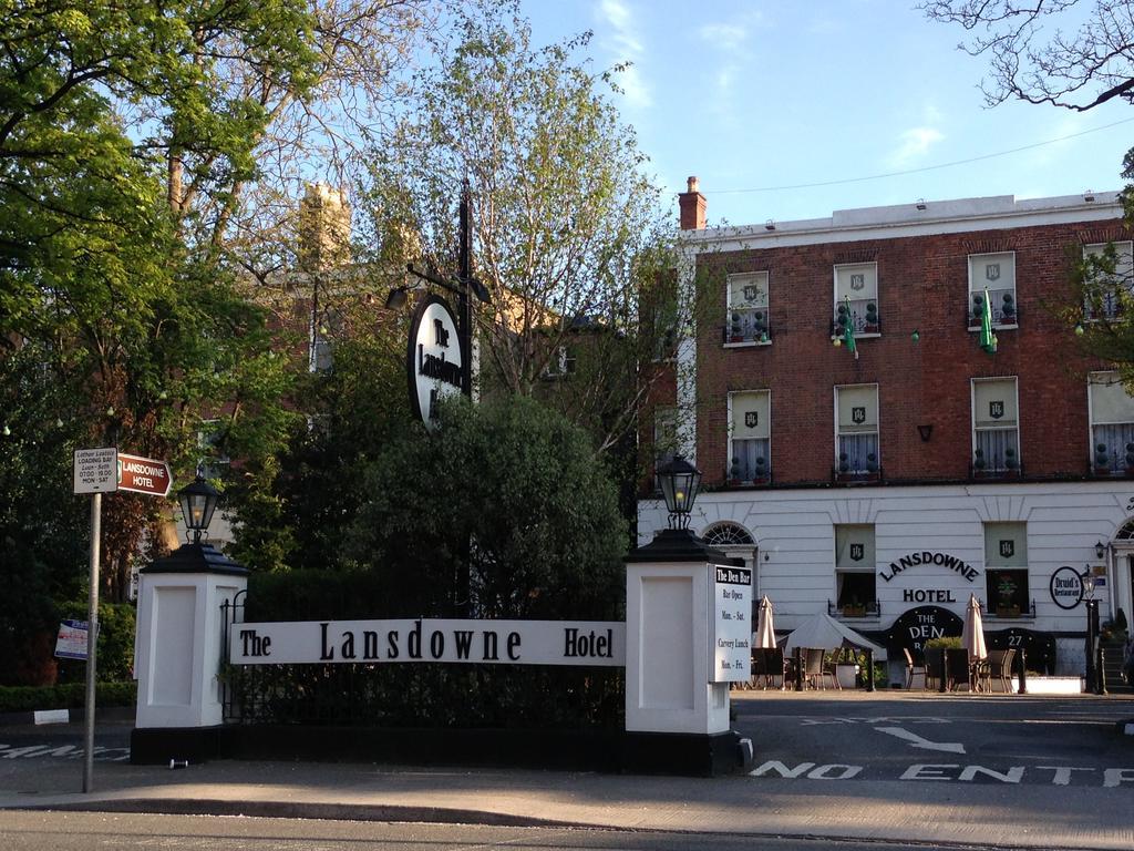 The Lansdowne Hotel Dublin Exterior foto